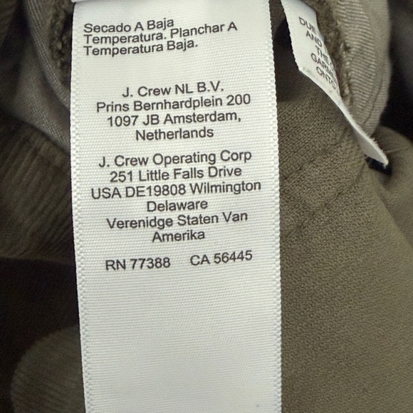 J.Crew Re-Imagined Olive Green Corduroy High-Rise Wide-Leg Pants Size 25 - Picture 14 of 15